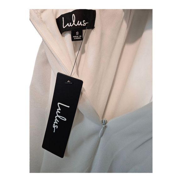 Lulus White Lace Long Sleeve Maxi Dress S - Picture 6 of 16